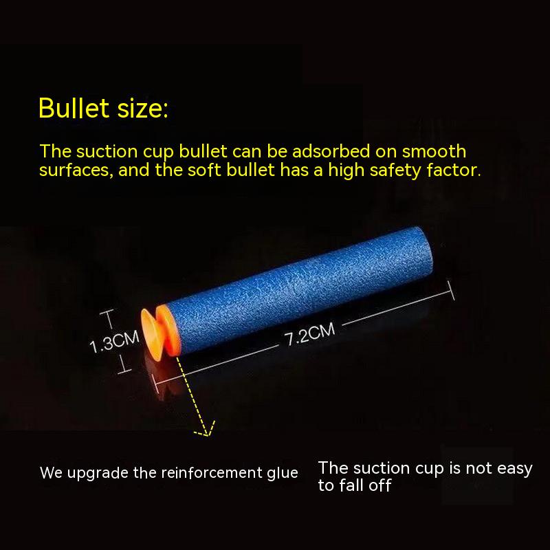 Slub Đồ Chơi Hình Viên Đạn Bằng Xốp eva Mềm Có Giác Hút Cho Bé Trai