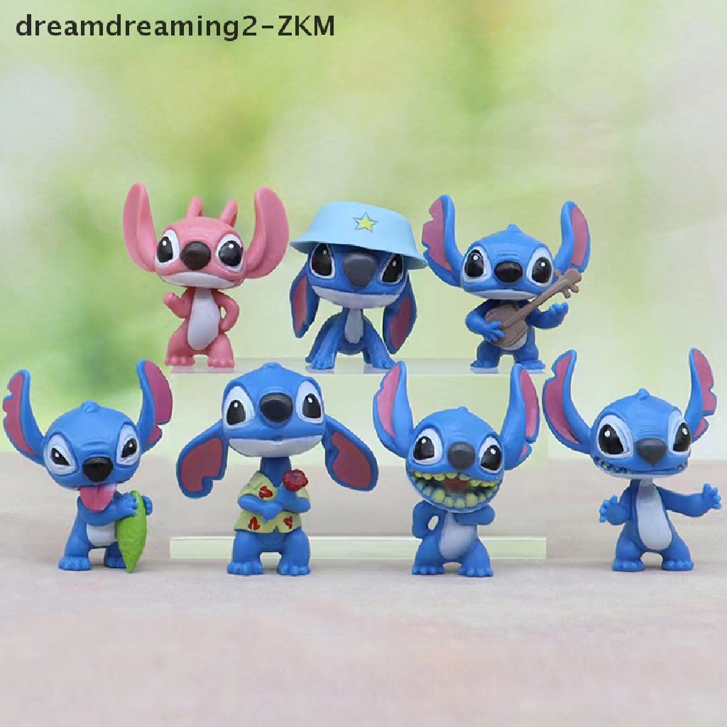 Bộ 10 Mô Hình Đồ Chơi Stitch Bằng PVC Cho Bé