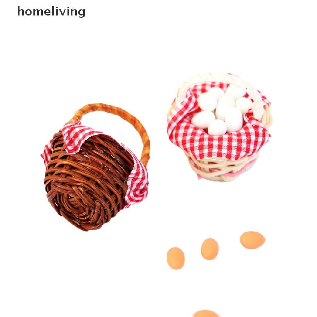 1 Bộ Rổ Đựng Trứng 1: 12 Dành Cho Nhà Búp Bê