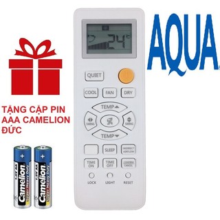 Remote máy lạnh aqua mẫu 3 - điều khiển điều hòa aqua mẫu 3