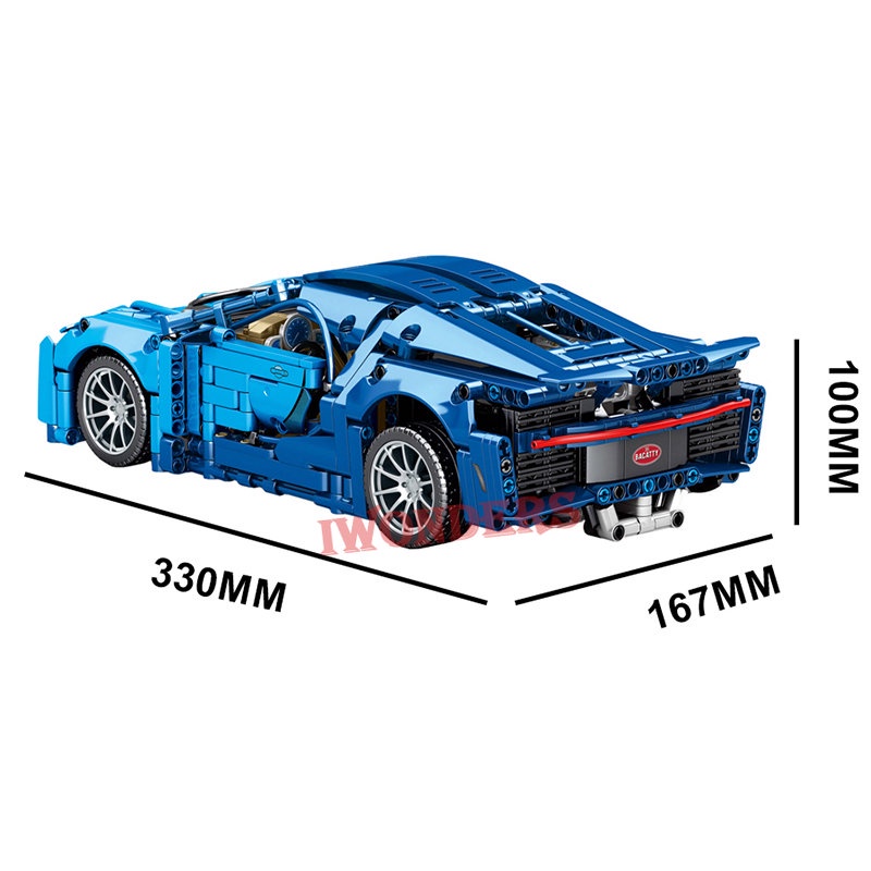 Mô Hình Xe Ô Tô Bugatti Lambor FKP 37 Màu Đen Hồng Với Tỷ Lệ 1: 14