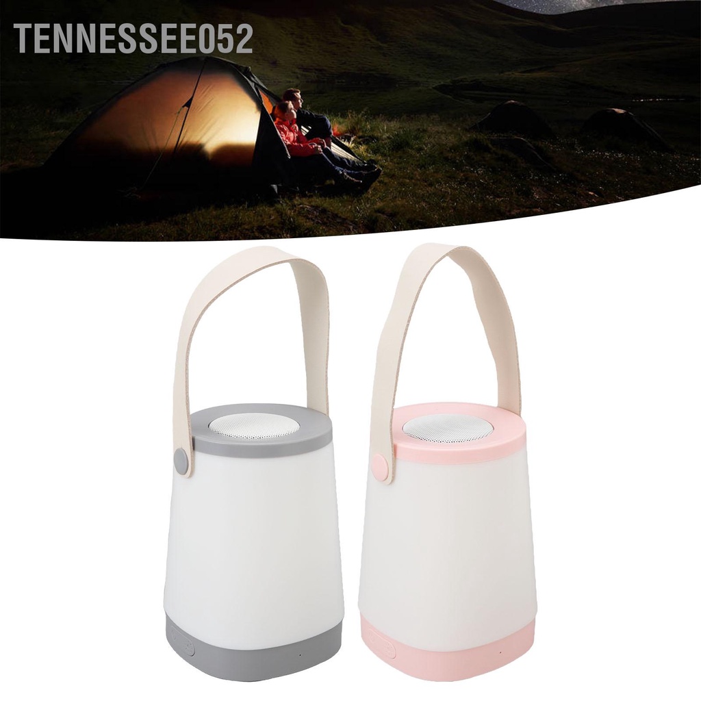 Tennessee052 Đèn Lồng Loa Bluetooth HiFi Sạc Radio Chức Năng Không Dây Ngoài Trời Có LED Ánh Sáng Môi Trường Xung Quanh Tay Cầm