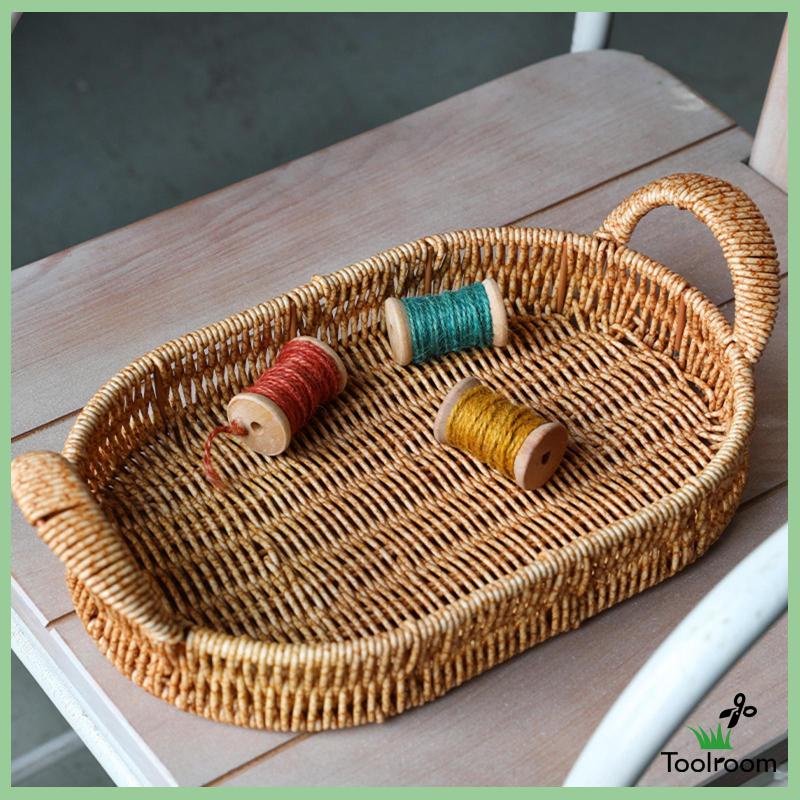 Khay Đựng Thức Ăn Hình Oval Phong Cách Bắc Âu