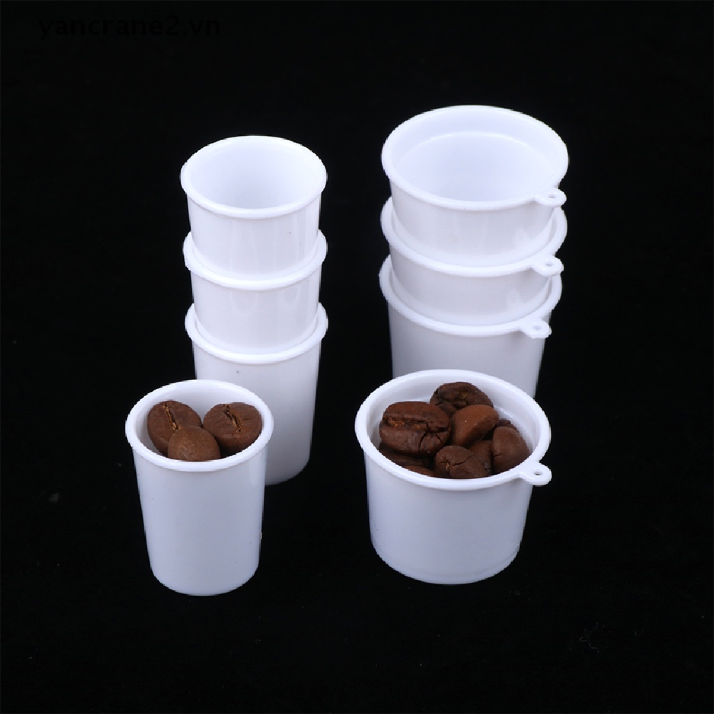 Set 4 Ly / Tách Uống Cà Phê / Kem Màu Trắng Trang Trí Nhà Búp Bê 1: 6 2.vn