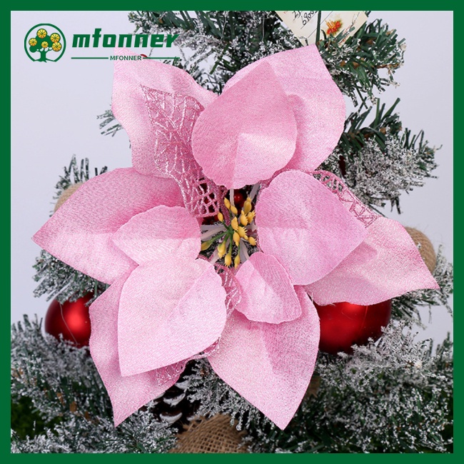 Vòng Hoa Giả Trang Trí Giáng Sinh 22cm