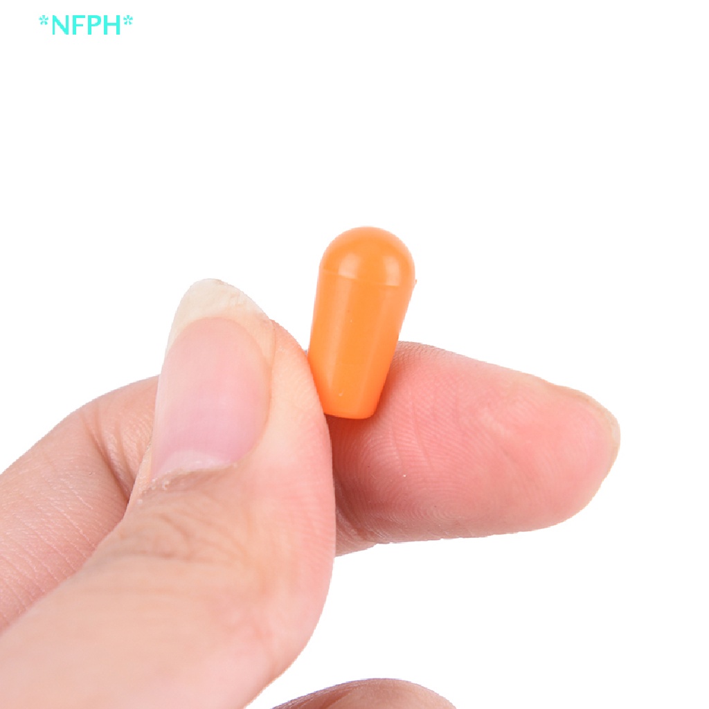 Nút Nhựa 6X4Mm Bọc Công Tắc Đàn Guitar Điện Màu Sắc Ngẫu Nhiên Chất Lượng Cao Mới