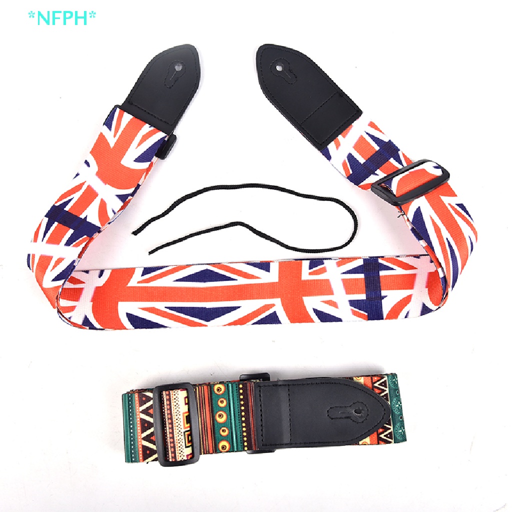 Dây Đeo Nylon Nhiều Màu Sắc Chuyên Dụng Cho Đàn Guitar Điện / Guitar Bass Mới