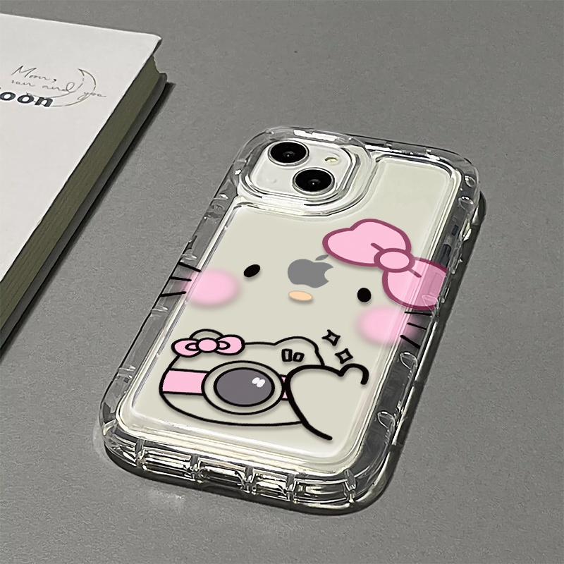 ✅Ốp Điện Thoại Mềm Chống Sốc Hình Mèo Kt Cho iPhone13 BJZS Apple / 8p11 xr12 x xsmax14pro