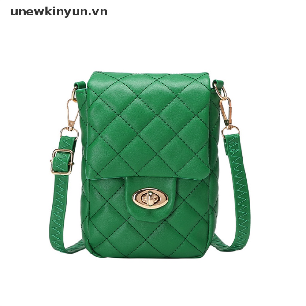 Túi Đeo Chéo Đựng Điện Thoại Đính Kim Cương Đơn Giản Phong Cách Retro