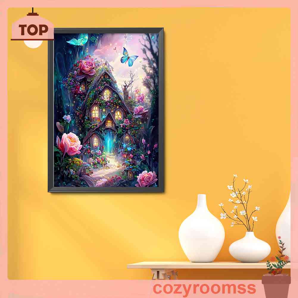 Toàn Bộ Bộ Tranh Thêu Chữ Thập 16CT Hình Lâu Đài Nghệ Thuật