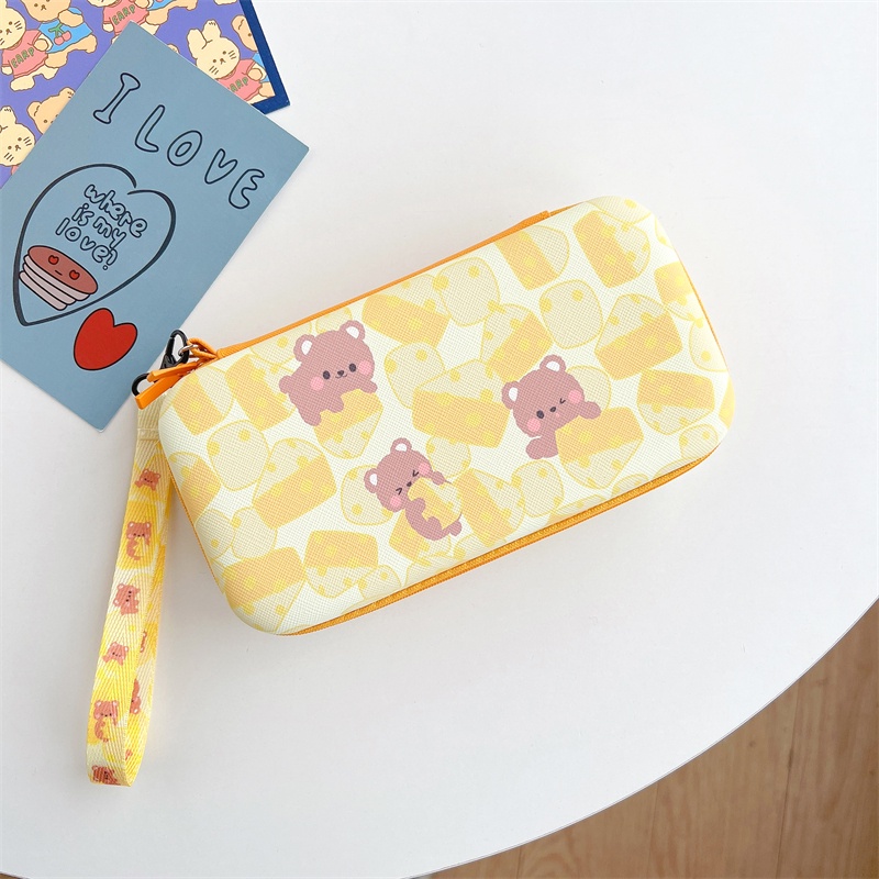 Túi Đựng Tai Nghe / Cáp Sạc USB Có Khóa Kéo Họa Tiết Hoạt Hình Dễ Thương