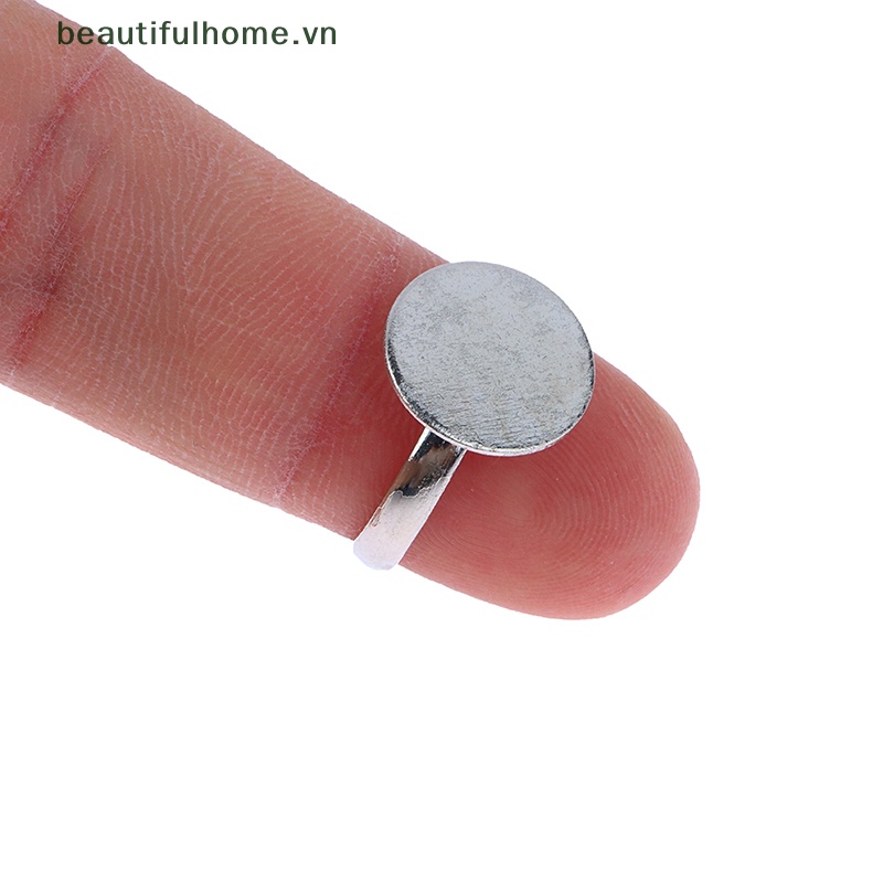 Bộ 10 Giá Đỡ Nhẫn Bằng Thép Không Gỉ Chuyên Dụng Cho Nối Mi