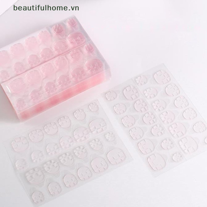 Bộ 240 Miếng Dán Hai Mặt Màu Trong Suốt Dùng Trang Trí Móng Tay