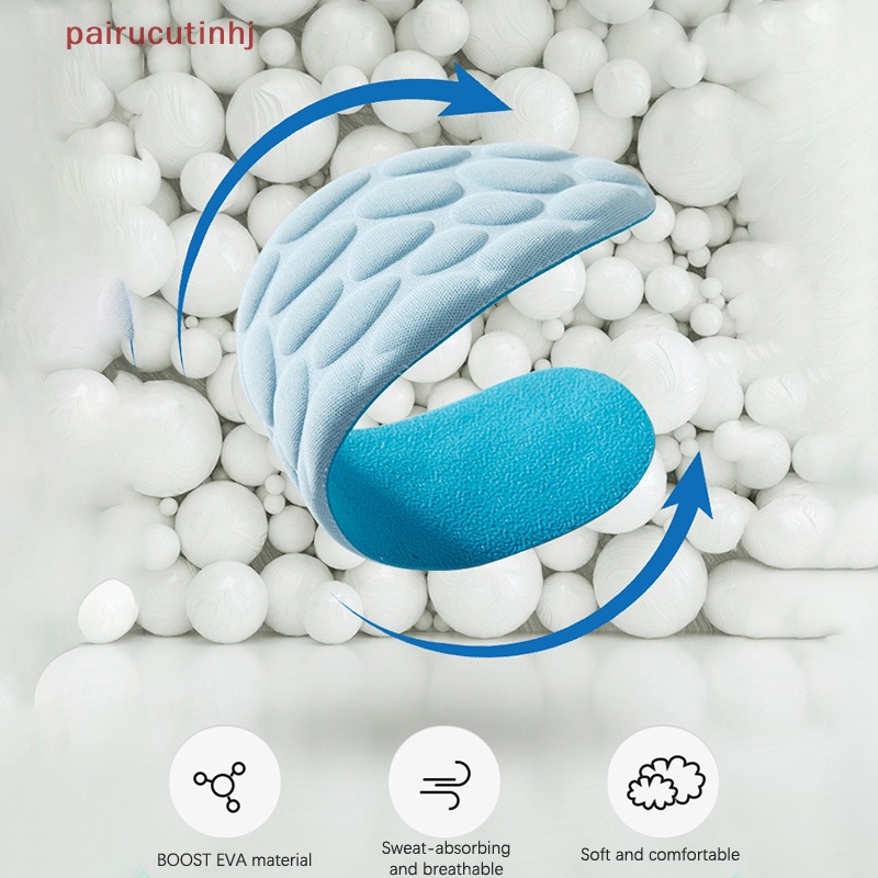 1 Cặp Đệm Xốp Lót Giày Mát Xa Chân Thoáng Khí Cho Nam Nữ