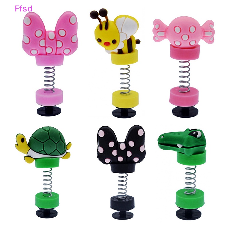 {Ffsd} Khóa Cài Giày Bằng PVC Hình Hoạt Hình 3D Sáng Tạo Dễ Thương