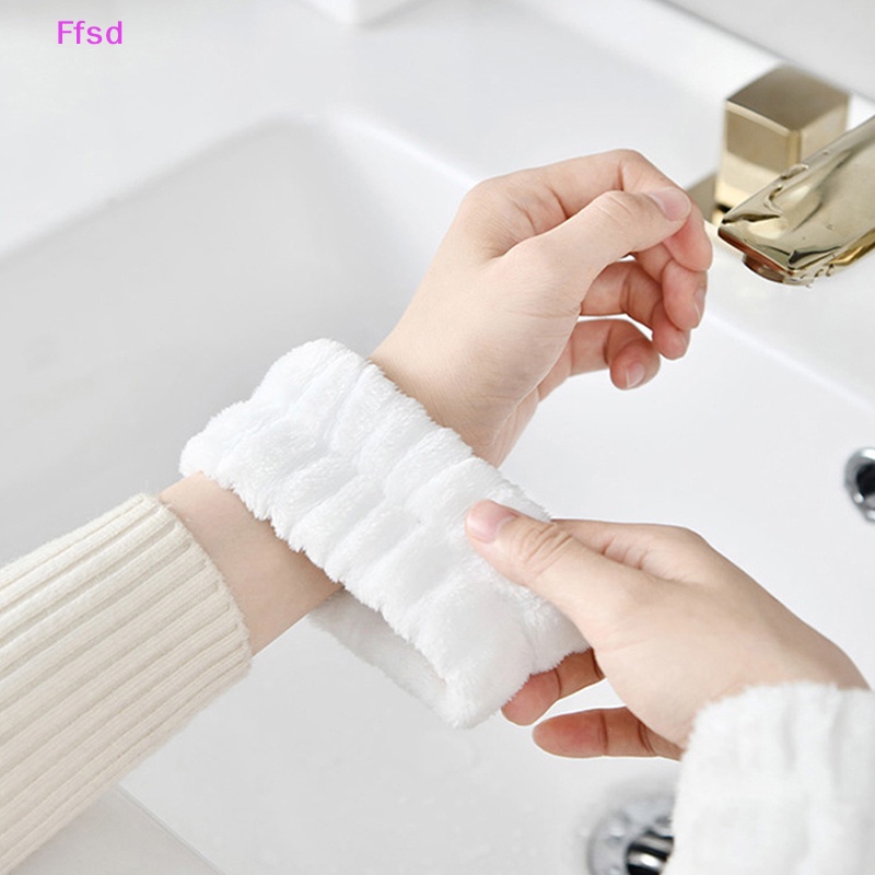 1 Cặp Băng Đeo Cổ Tay Thấm Hút Mồ Hôi Linh Hoạt Có Thể Tái Sử Dụng