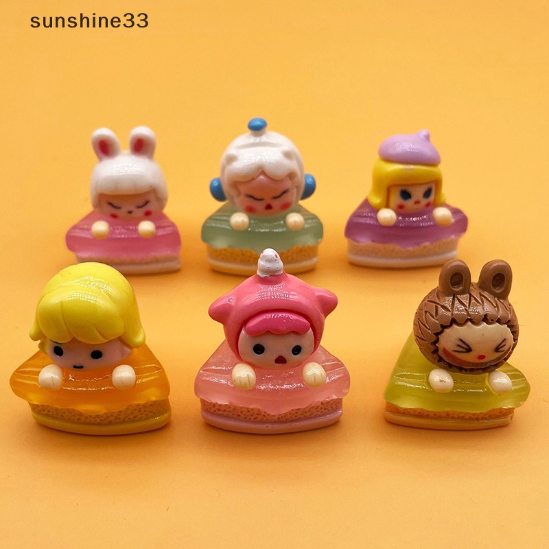 1 Đồ trang trí Bánh Ngọt Dạ Quang Thu Nhỏ Dùng Trang Trí Tiểu Cảnh