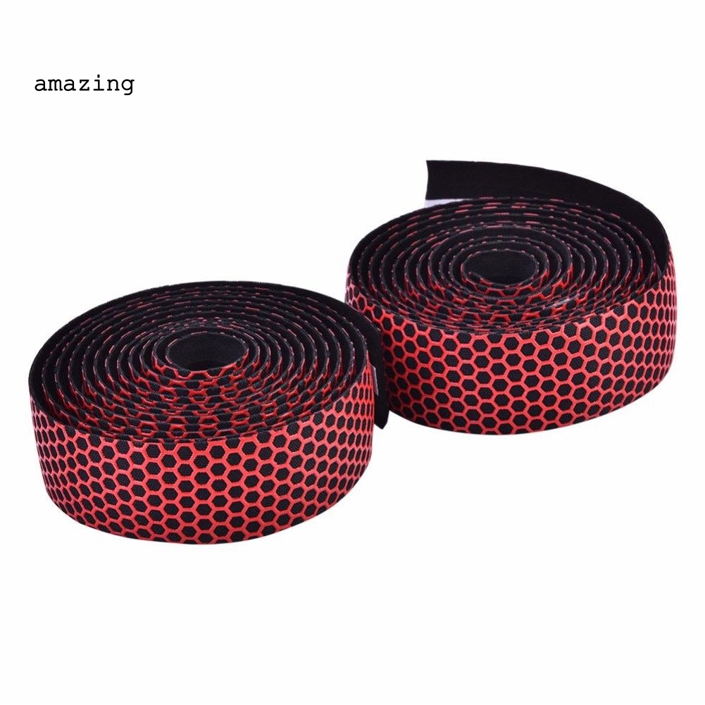 Dây Silicone Quấn Tay Lái Xe Đạp Kèm 2 Nút Chặn