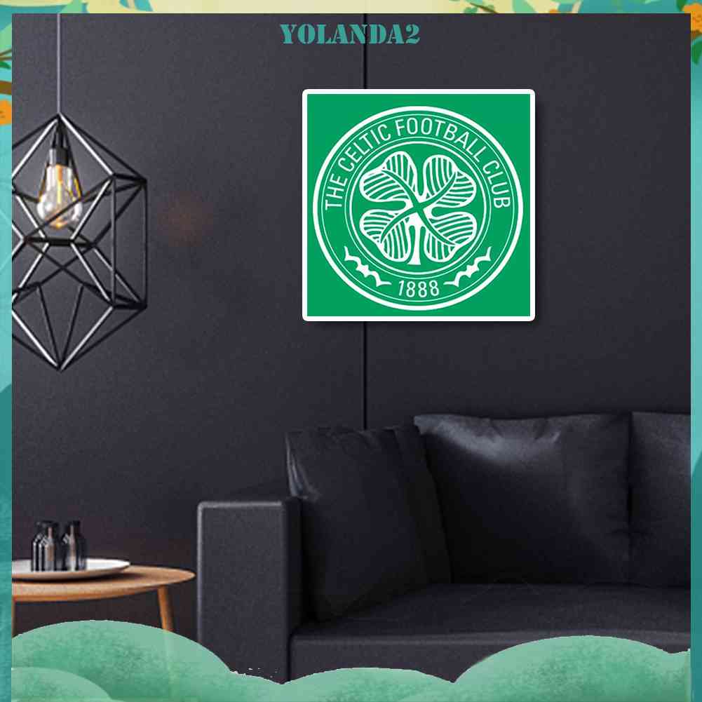 Bộ Tranh Đính Đá 5D Tự Làm Toàn Diện Họa Tiết Logo Bóng Đá Celtic