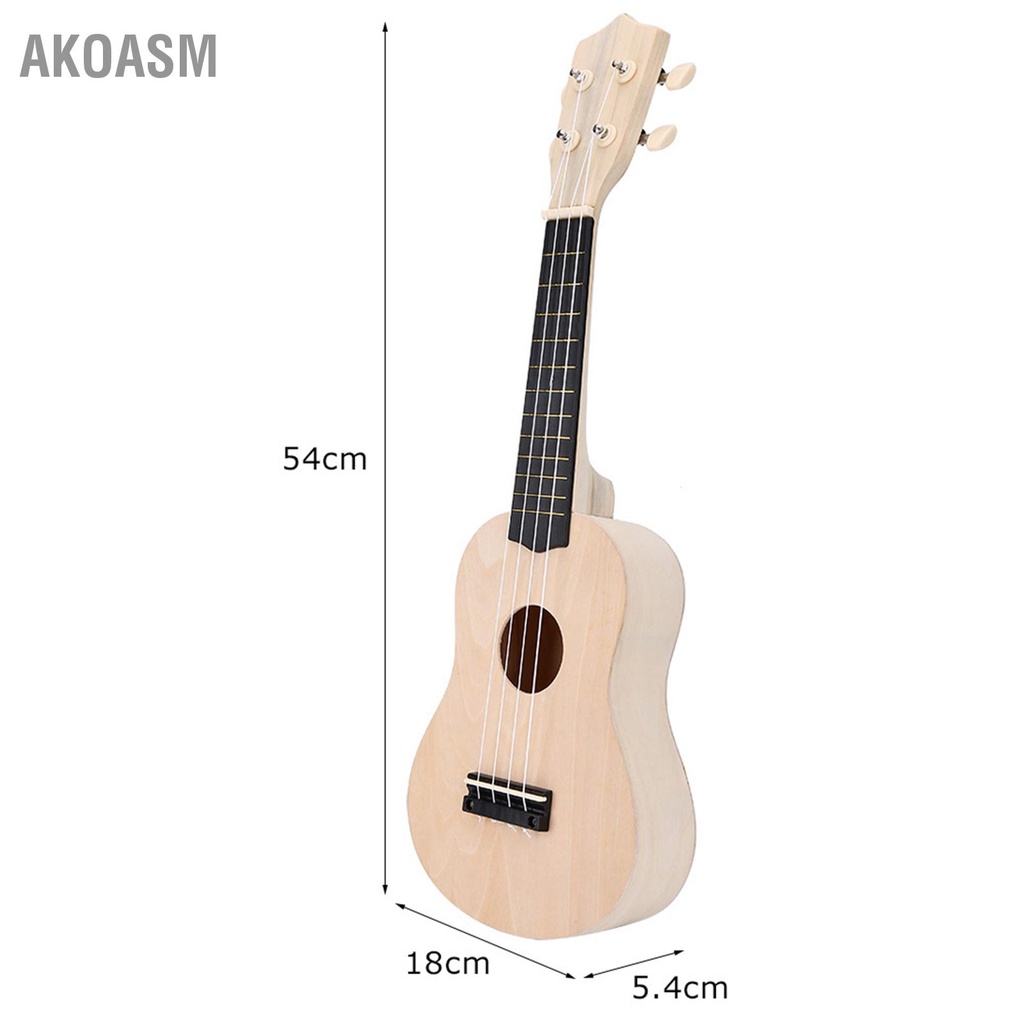 Tự làm Bộ đàn Ukulele Hawaii 21'' cho trẻ em lắp ráp đồ chơi tự AKOASM