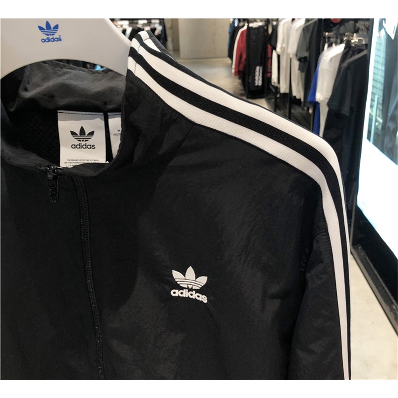 Áo Khoác Thể Thao Adidas Chính Hãng 100% Chống Nắng Có Khóa Kéo Cho Nam Và Nữ ED6092