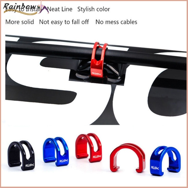 Set 5 Khóa Cố Định Dây Xe Đạp Leo Núi Hình Chữ C Bằng Hợp Kim Nhôm