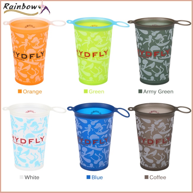 Bình Nước Chất Liệu Tpu Mềm Dung Tích Lớn 200ml Có Thể Gấp Gọn Tiện Dụng