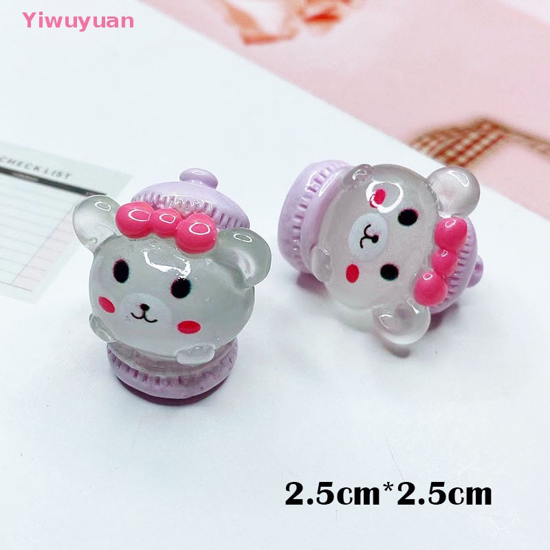 1 Thỏ / Gấu Dạ Quang Trang Trí Phong Cảnh DIY Mới