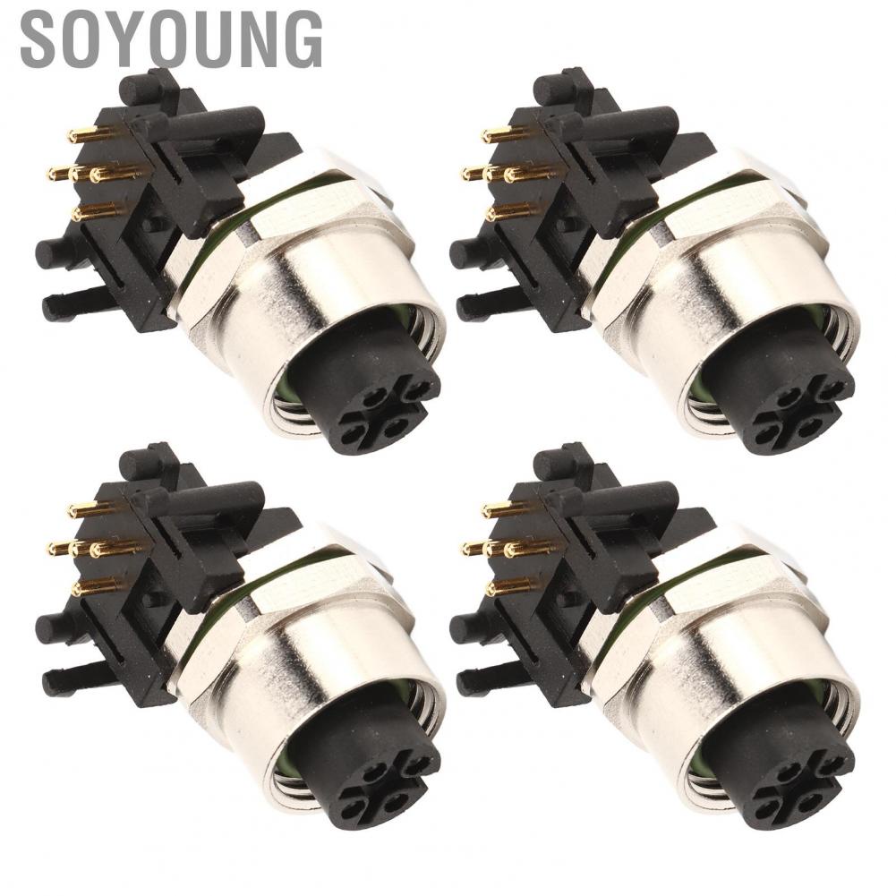 Soyoung Aviation Connector  Aluminum Alloy Socket High Strength Female Waterproof for RV Boat