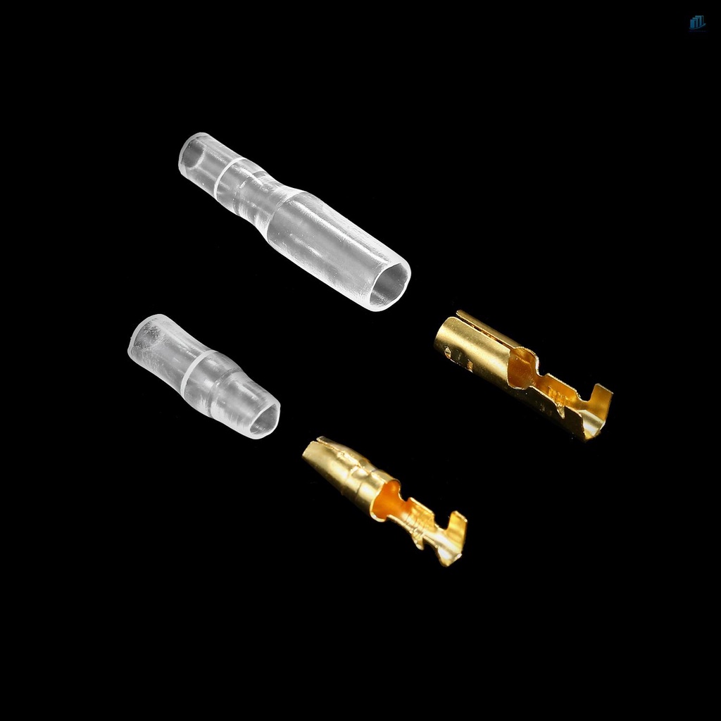 Bộ 200 Đầu Nối Dây Điện Thông Minh Bằng Đồng Thau 4.0Mm Cho Xe Hơi / Xe Tải / Xe Máy