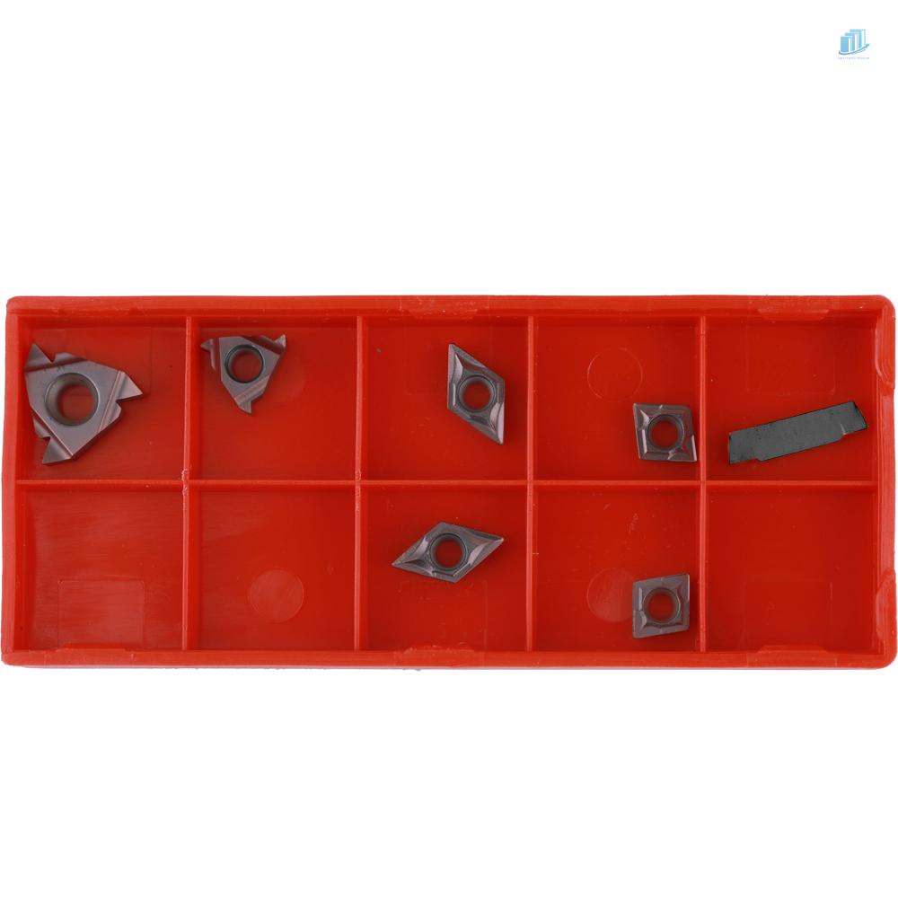 Tay Cầm Máy Tiện Đa Năng 12mm Bằng Cacbua Màu Trơn Kèm Phụ Kiện