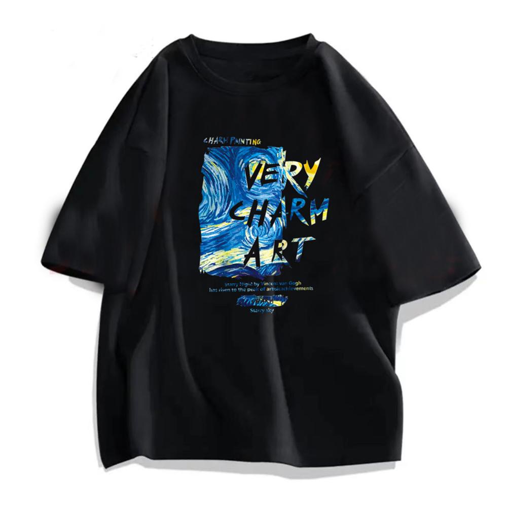 Áo Thun Cotton Dáng Rộng Mềm Mại Thoáng Khí Ngắn Tay Thời Trang Mùa Hè Dành Cho Nam C8F6