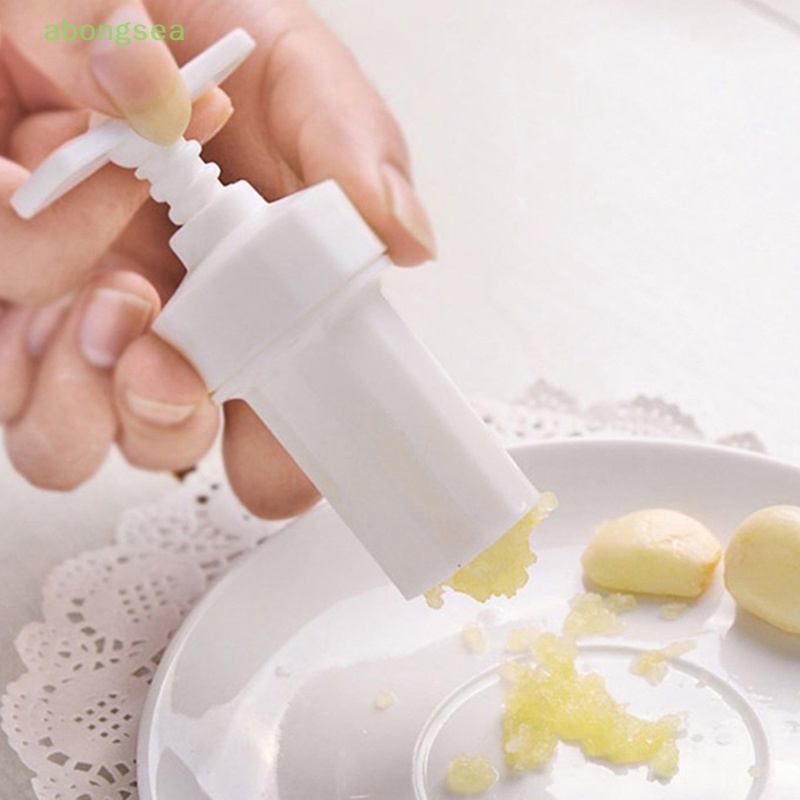 Abongsea Dụng Cụ Nghiền Tỏi Bằng Nhựa Dày Dặn Đa Năng Tiện Dụng Cho Nhà Bếp