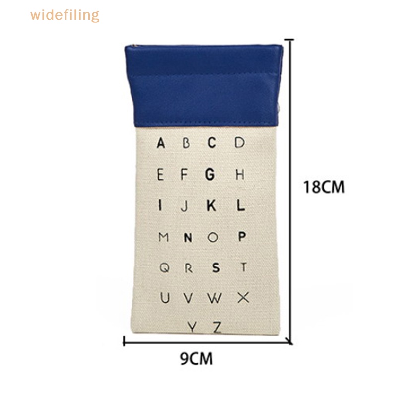 Túi Đựng Mắt Kính Bằng Vải Canvas Mềm Dày Dặn Nhỏ Gọn Thời Trang Cho Nam Và Nữ