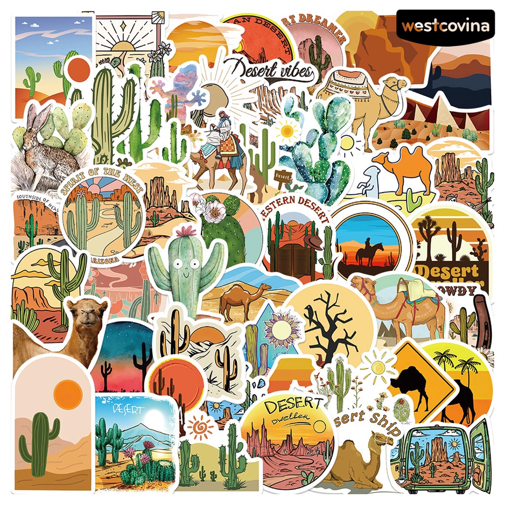 [COD]♪Bộ 50 Miếng Dán Chống Thấm Nước Tự Dính Trang Trí Sổ Tay