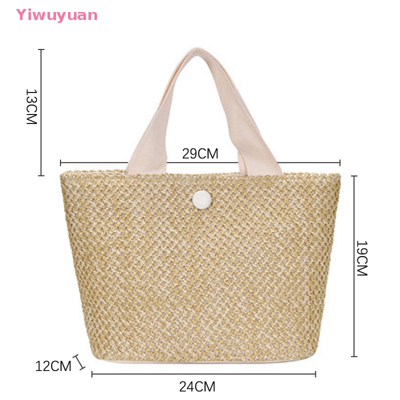 Túi Cói Đeo Vai Sức Chứa Lớn Thời Trang Mùa Hè Mới