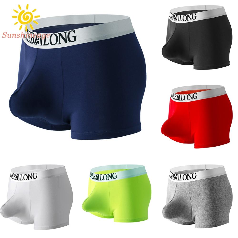 Quần LóT Boxer MàU Trơn MềM MạI Cho Nam