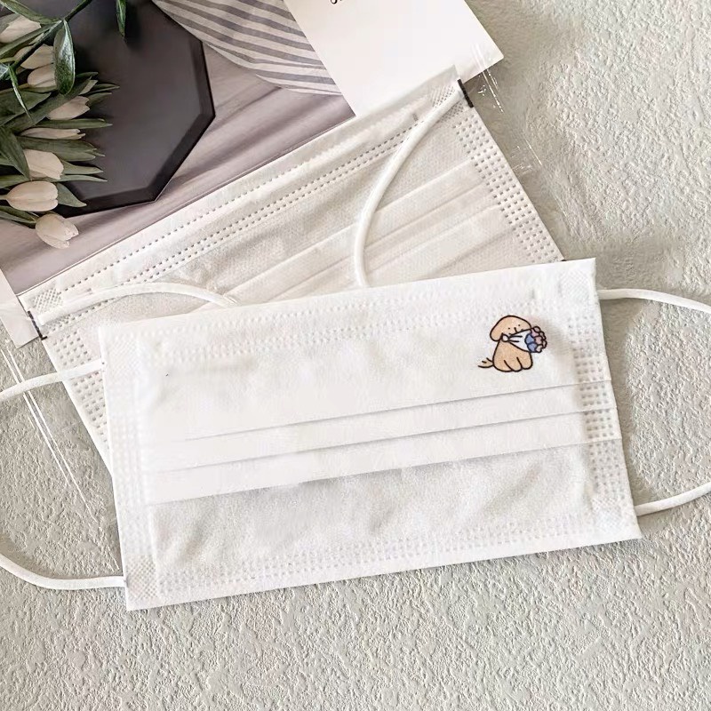 Khẩu trang y tế in hình dễ thương người lớn Louiis.store
