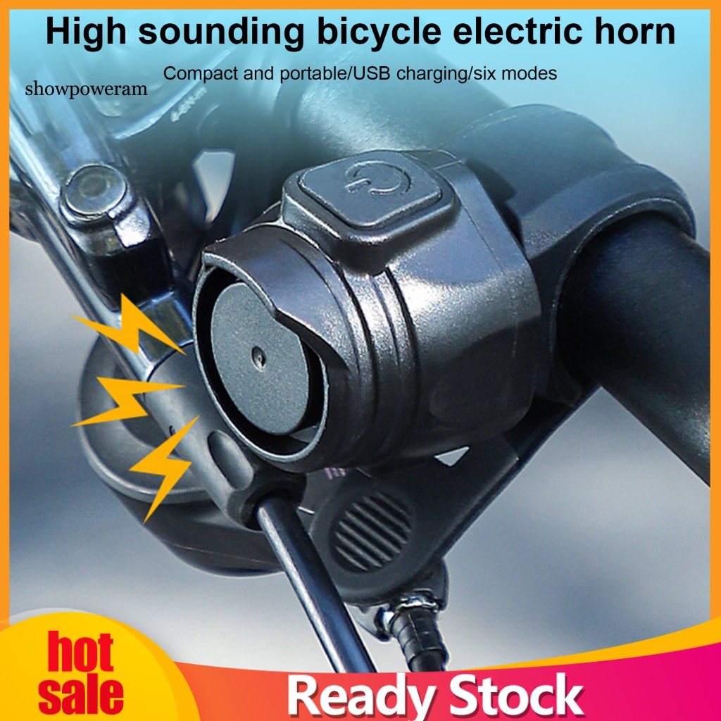 1 Bộ Còi Cảnh Báo Có Thể Sạc Lại Dành Cho Xe Đạp Leo Núi