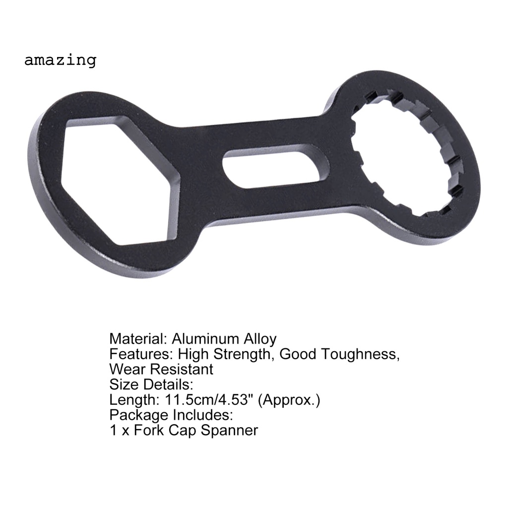 Cờ Lê Nắp Phuộc Trước Bằng Kim Loại Cứng Màu Sắc Tươi Sáng Cho Xe Đạp