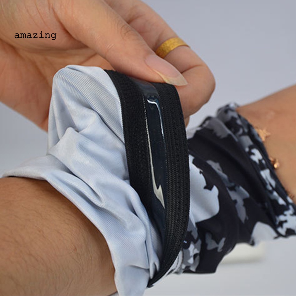 1 Cặp Găng Tay Bảo Vệ Cánh Tay Chống Tia UV Thoáng Khí Họa Tiết Rằn Ri