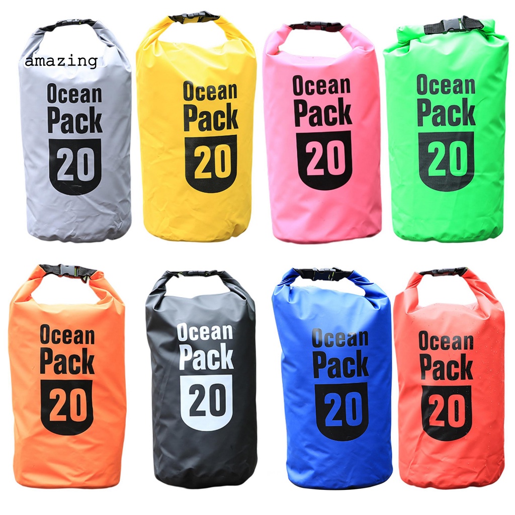 Túi Đựng Đồ Bơi / Chèo Thuyền Thể Thao Chống Rò Rỉ Dung Tích 20L Có Khóa Cài