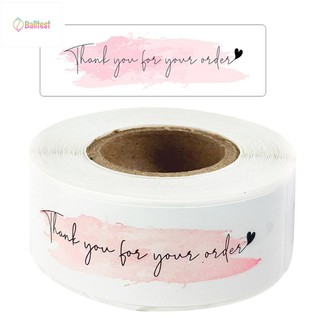 Balltest🎨Cuộn 120 Miếng TEM dán chữ " Thank you" << SIZE 2.5*7.5CM- 120 tem/CUỘN<<NHIỀU MẪU ĐẸP>>
