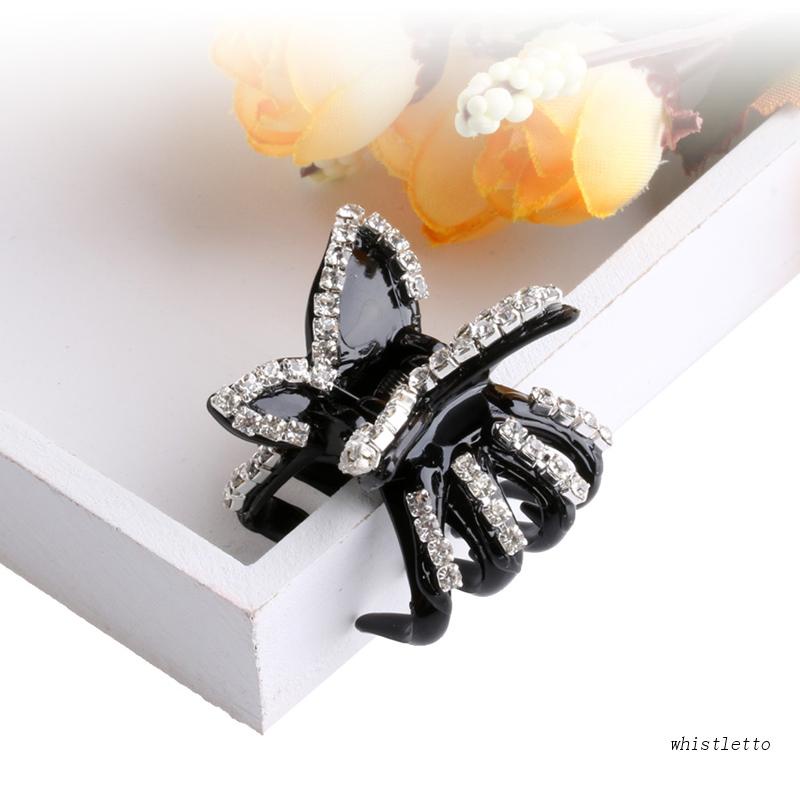 Kẹp Tóc Hình Bướm Đính Đá Thời Trang Cho Nữ