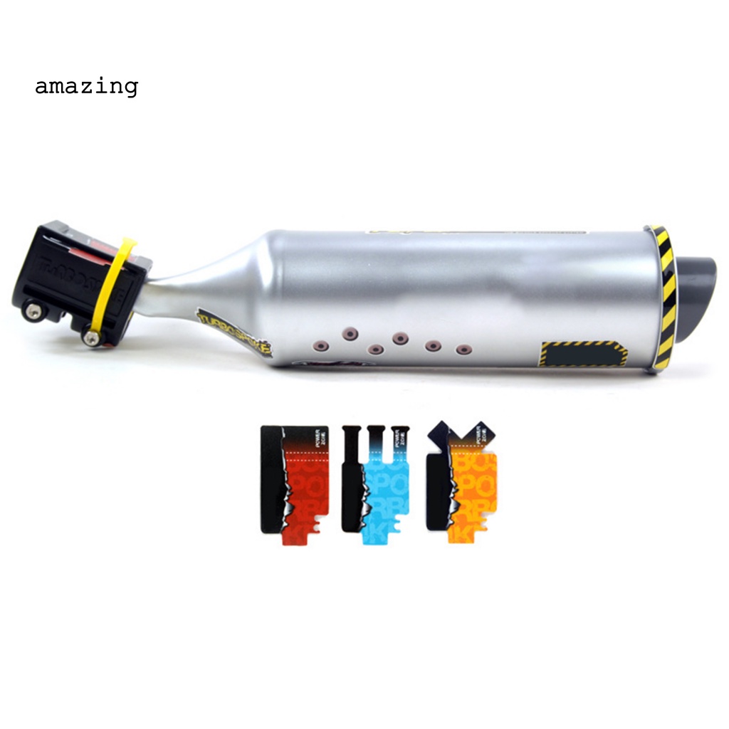 Bộ 6 Ống Pô Xe Đạp / Xe Máy Tạo Hiệu Ứng Âm Thanh Turbo Khác Nhau