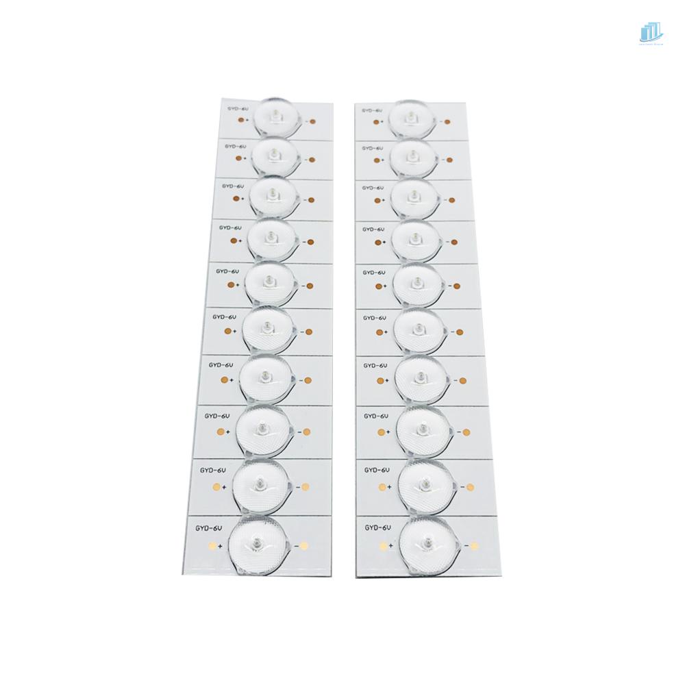 Set 20 Đèn Led 6V SMD Có Độ Sáng Cao Chuyên Dụng Cho 32-65 Led TV