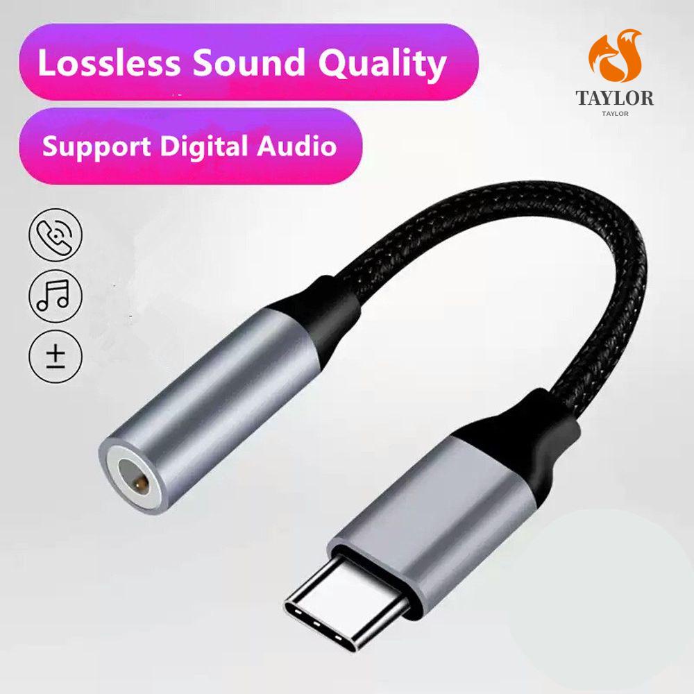Bộ Thiết Bị Khuếch Đại Âm Thanh Tai Nghe Kỹ Thuật Số Giắc Cắm 3.5mm Loại C Sang 3.5mm TAYLOR1