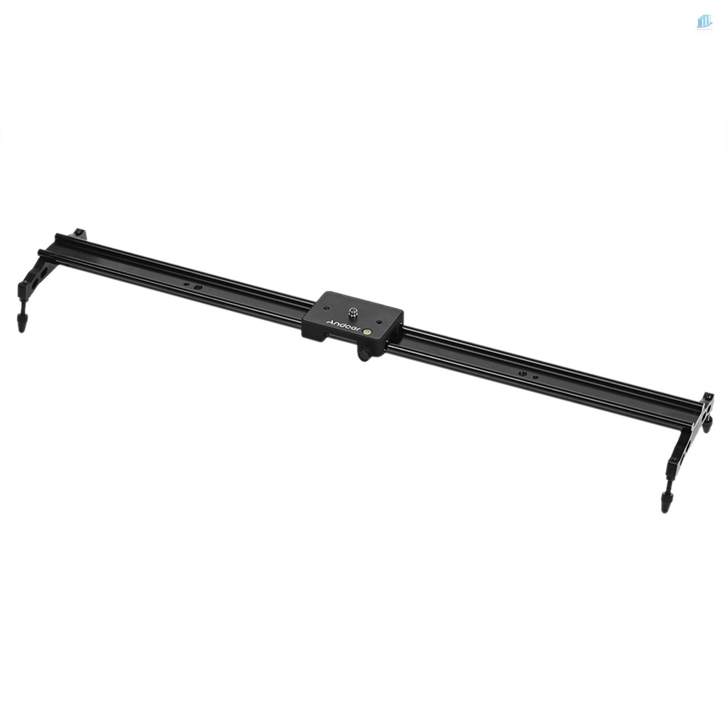 Thanh Trượt Theo Dõi Video Bằng Hợp Kim Nhôm Ổn Định Cho Máy Ảnh / Máy Quay Phim Andoer 80cm / Máy Quay Tối Đa 5Kg Màu Đen
