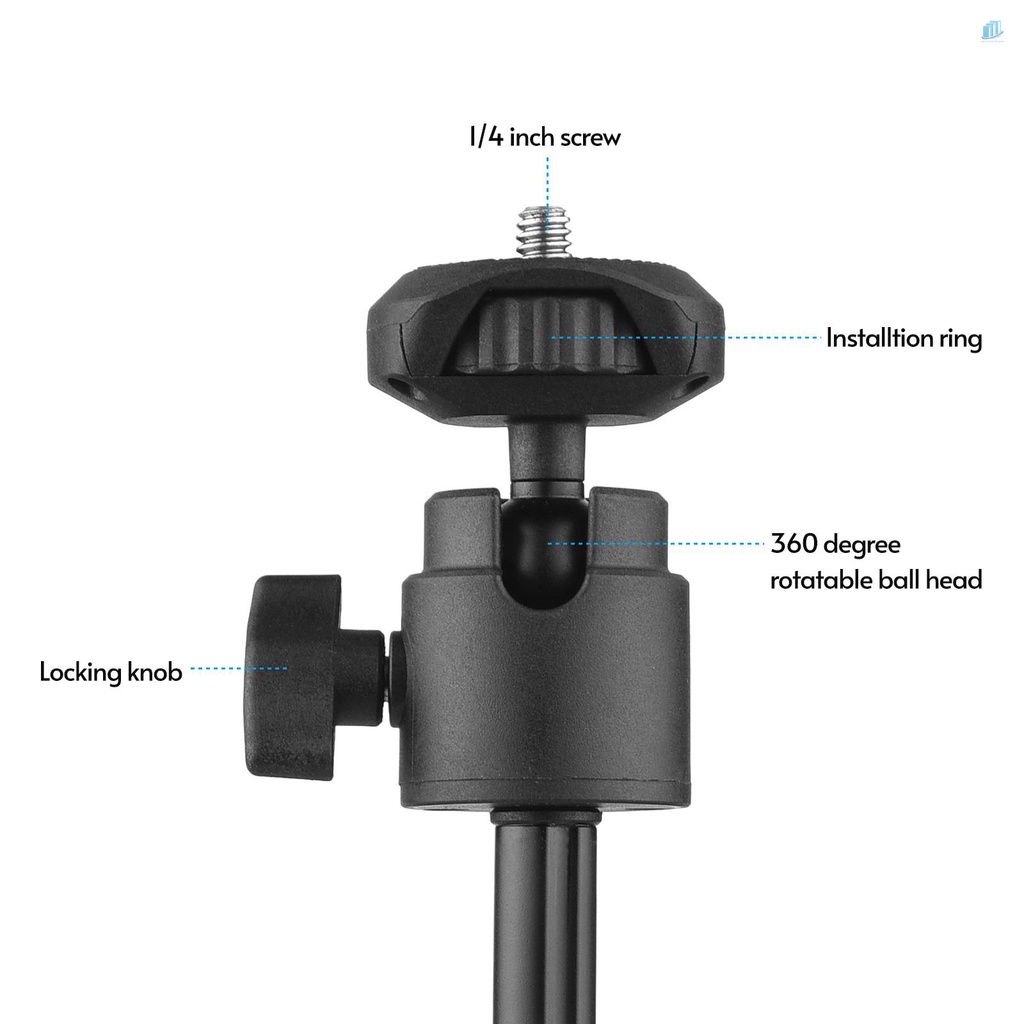 Giá Đỡ Ba Chân Mini Có Thể Điều Chỉnh Chiều Cao 4 Mức Độ Cho Điện Thoại / Máy Ảnh