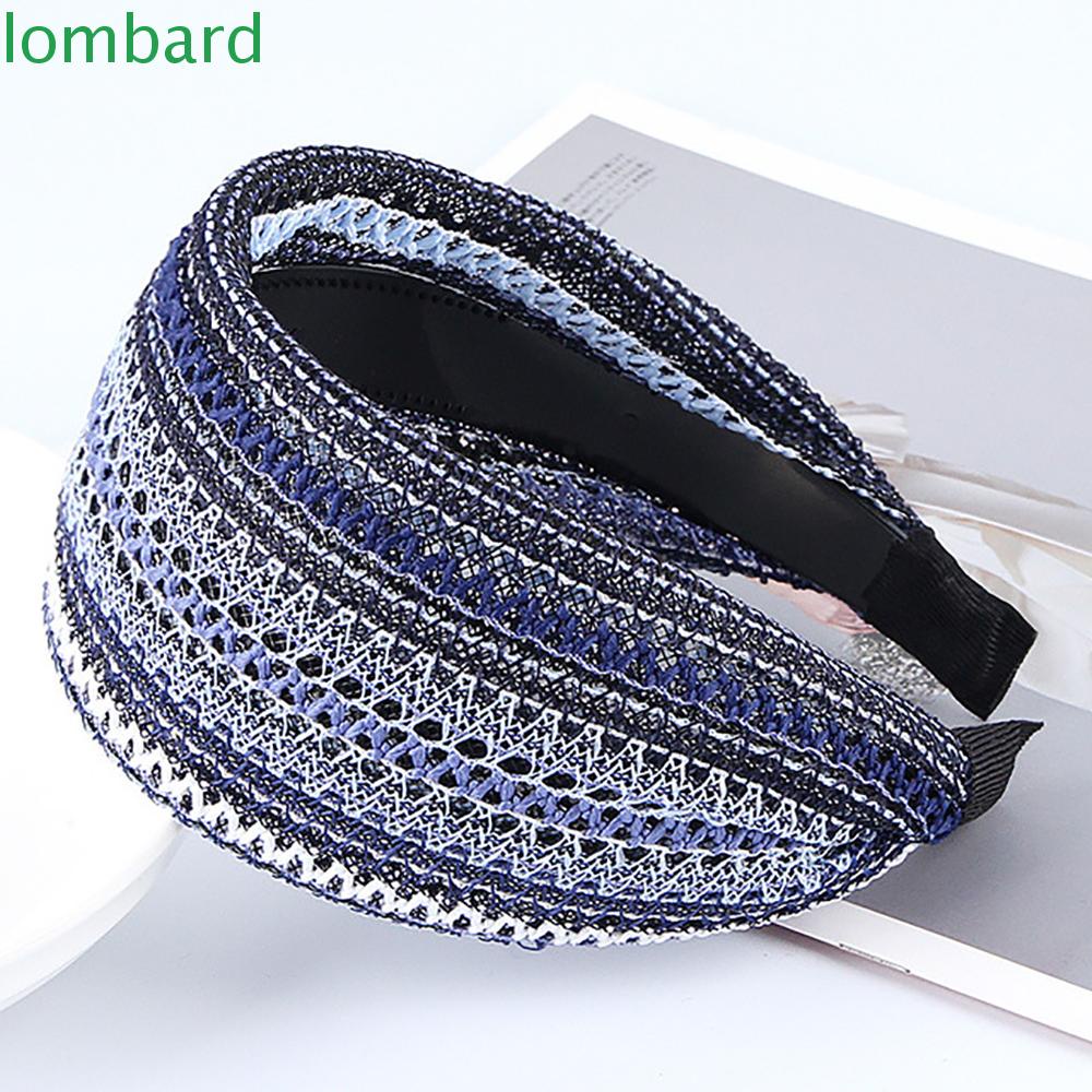 Băng Đô Vải Bản Rộng Phong Cách Bohemia Cổ Điển Cho Nữ